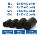 Kit com 2 Rolos de Sacos de Lixo - Opções de 15, 30, 50 e 100 Litros