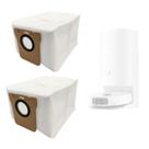 Kit com 2 Sacos Coletores de Pó Compatíveis com Xiaomi Robot Vacuum X10, X10 Plus e X20 Plus Filtro saco