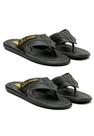 Kit com 2 Sandálias Chinelo de Couro Legítimo Francafort 1110 Moderna e de Fácil Calce
