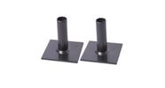 Kit com 2 Sapata Simples Fixa para Andaime - Metalpama