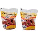 Kit com 2 Saquinho de Doce de Leite com Morango 200g cada Total 400g Doces Pé da Serra