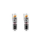 Kit com 2 Selantes de Poliuretano PU-40 Preto 400g