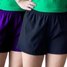 Kit Com 2 Short Feminino Tactel Com Elastano Plus Size