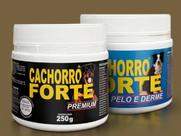 Kit com 2 suplementos, Premium e cuidados com pelo e Derme Cachorro Forte