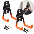 Kit com 2 Suporte Multiuso 23kg Parede Vassoura Mangueira Escada