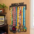 Kit com 2 Suportes Quadro Porta Medalhas MDF Expositor para 36 Medalhas Bike Corrida Ciclismo Kit com 2 Suportes Quadro Porta Medalhas MDF Expositor para 36 Medalhas Bike Corrida Ciclismo