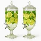 Kit com 2 Suqueiras de Acrílico Diamond 4,5L Cada