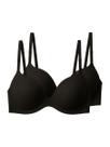 Kit com 2 Sutiãs com Aro e Bojo Push Up Liz 51690 Taça B Kit com 2 Sutiãs com Aro e Bojo Push Up Liz 51690 Taça B