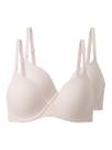 Kit com 2 Sutiãs com Aro e Bojo Push Up Liz 51805 Taça B Kit com 2 Sutiãs com Aro e Bojo Push Up Liz 51805 Taça B