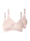 Kit com 2 Sutiãs sem Aro e sem Bojo Demillus 61196/61096 Taça B