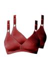 Kit com 2 Sutiãs sem Aro e sem Bojo Demillus 61196/61096 Taça B