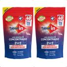 Kit com 2 Tabletin Ultra Lava-Roupas Concentrado bicarbonato