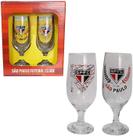 Kit Com 2 Taças Do São Paulo Licenciado Allmix - 300ml