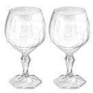 Kit Com 2 Taças Para Drinks Gin 350ml Acrílico Transparente Tango UZ
