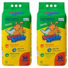 Kit Com 2 Tapetes Higiênicos Petix Supersecão 80x60Cm 30Uni