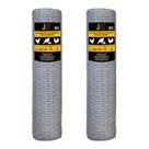 Kit com 2 telas galvanizadas para galinheiro - 2 polegadas - bwg23-0,64mm - 1,5x50 - jst
