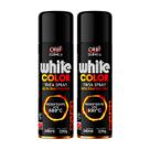 Kit com 2 Tintas Spray Preto Fosco de Alta Temperatura Até 600ºC Orbi Química