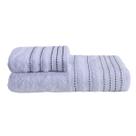Kit com 2 Toalhas 100% Algodão Banho e Rosto 290 g/m² Milano Kit com 2 Toalhas 100% Algodão Banho e Rosto 290 g/m² Milano
