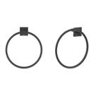 Kit com 2 Toalheiro Anel Up Estilosa para Seu Banheiro
