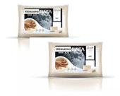 Kit Com 2 Travesseiro Nasa Alto Viscoelástico Super Macio