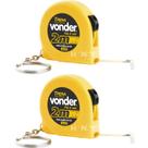 Kit com 2 Trenas Chaveiro Aço 2 Metros - Vonder