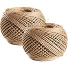 Kit Com 2 Un Fio Cordão Barbante Rami 2mm Rolo 100g Sisal Aprox 90mts Artesanato Convite Sisal Natural