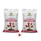 Kit Com 2 Un - Vermicomposto Húmus De Minhoca Vitaplan 2kg