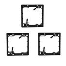 Kit com 2 Unidades ANONION Suporte de Fixação para Baixa Tensão de 2 Módulos, Preto Kit com 2 Unidades ANONION Suporte de Fixação para Baixa Tensão de 2 Módulos, Preto