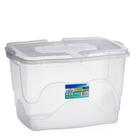 Kit Com 2 Unidades Caixas Organizadoras Transparente 34 Lts