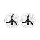 Kit com 2 Ventiladores 60cm NEW parede Bivolt - Ventisol