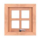 Kit com 2 Vitrôs Maxim Ar Quadriculado 60cmx60cmx12cm Ve901 Esel