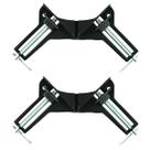KIT COM 2 x GRAMPOS SARGENTO CANTO ANGULAR P/ MADEIRA 203205