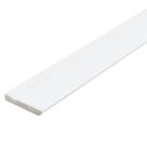 Kit com 20 Barras Rodapé de MDF 10CMX15MMX2.20m Revestido Frisado 44m Branco Moldurama Kit com 20 Barras Rodapé de MDF 10CMX15MMX2.20m Revestido Frisado 44m Branco Moldurama