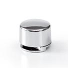 Kit Com 20 Botões Francês Liso Puxador Para Espelho Cromado Kit Com 20 Botões Francês Liso Puxador Para Espelho Cromado