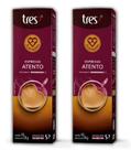 Kit com 20 Cápsulas Café Expresso 3 Três Corações Atento