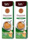 Kit com 20 Cápsulas Café Expresso Orgânico Gourmet TRES 3 Corações Intensidade 7