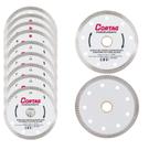 Kit com 20 Discos De Corte Diamantado Porcelanato 110 mm Cortag 60863