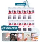 Kit com 20 Esponjas Mágicas Multiuso de Melamina - Limpa Tudo, Tira Ferrugem e Manchas em Sofá