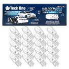 Kit com 20 Lâmpadas Pingão Halógena T10 12V 5W Lanterna Placa Farolete Break Light Luz Atacado
