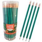 Kit com 20 Lapis de Escrever preto HB Verde sextavado.