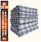 Kit Com 20 Pano De Chão Neves - Pesado 85 Gramas - Grande 65 X 40cm - Multiuso - Limpeza Geral