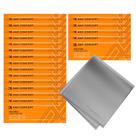 Kit com 20 Panos de Microfibra K&F Concept (15x15cm)