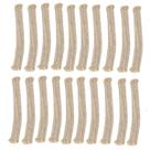 Kit Com 20 Pavio 5mm Para Tochas De Bambu