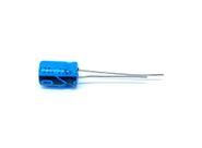 Kit com 20 peças - capacitor eletrolitico 220uf 25v radial 8x12mm semilog