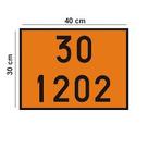 Kit Com 20 Placa Numerologia 30 X 40cm (escolher Numeracao)
