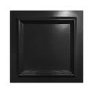 Kit com 20 Placas 3D Autocolante Decorativa Preta Revestimento Painel PVC Auto Relevo 50x50 Boiserie Premium