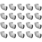 Kit com 20 Unidades Joelho 40mm C/ Anel 90º Esgoto Tigre Kit com 20 Unidades Joelho 40mm C/ Anel 90º Esgoto Tigre