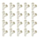 Kit com 20 Unidades Juncao Simples 50 x 50mm Esgoto Tigre