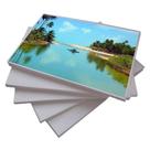 Kit com 200 Folhas de Papel Fotográfico A4 com Brilho 135g à prova dagua Premium