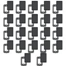 Kit Com 22 Placas 4 X 2 Cega Preto Com Suporte Suporte - FAME Kit Com 22 Placas 4 X 2 Cega Preto Com Suporte Suporte - FAME
